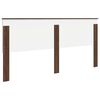 vidaXL Tăblie cap cu headboard Stejar &icirc;nchis 200 cm Lemn compozit
