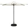 vidaXL Umbrelă de grădină cu bază 270 x 270 cm Poliester