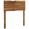 vidaXL Tăblie de pat cu margini naturale ROSTOCK natural 100 cm