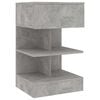 vidaXL Noptieră, gri beton, 40x35x65 cm, PAL