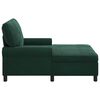 vidaXL șezlong de relaxare Verde &icirc;nchis 91 x 157 x 91 cm Catifea