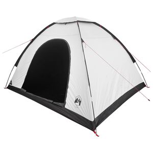 vidaXL Cort de Camping cu acoperiș Alb Blackout 275 x 215 x 125 cm