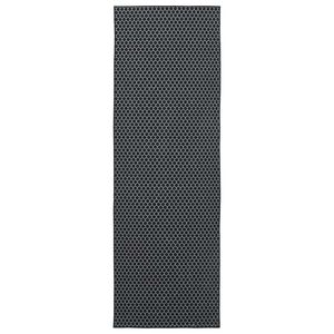 vidaXL Covor Runner ORIZ 1150 gsm Model din plasă neagră