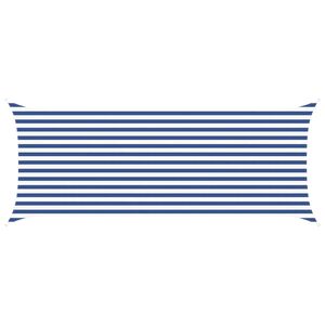 vidaXL P&acirc;nză de umbră Albastru și Alb 5 x 2 m 100% poliester Oxford