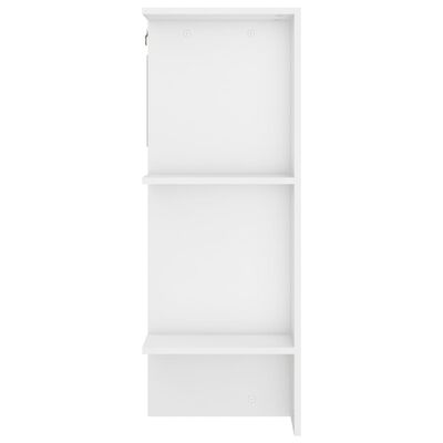 vidaXL Dulap de hol, alb, 97,5x37x99 cm, lemn prelucrat