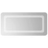vidaXL Oglindă de baie cu LED Transparent 60 x 30 cm sticlă securizată