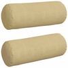 vidaXL Perne Bolster 2 pcs Gri Verde Ø 25 x 70 cm