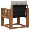 vidaXL Set de canapele de exterior Lemn solid de Acacia și Textilene