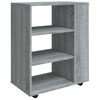 vidaXL Dulap cu roți, gri sonoma, 60x35x75 cm, lemn prelucrat