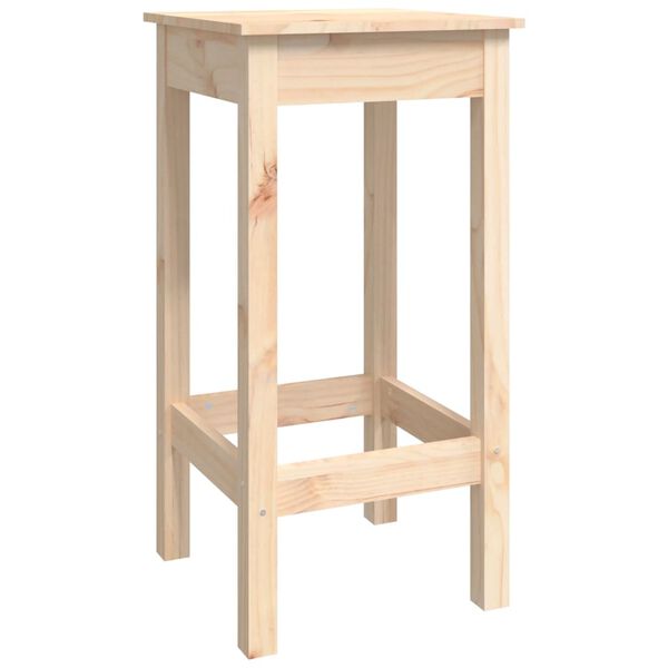 vidaXL Set mobilier de bar, 7 piese, lemn masiv de pin