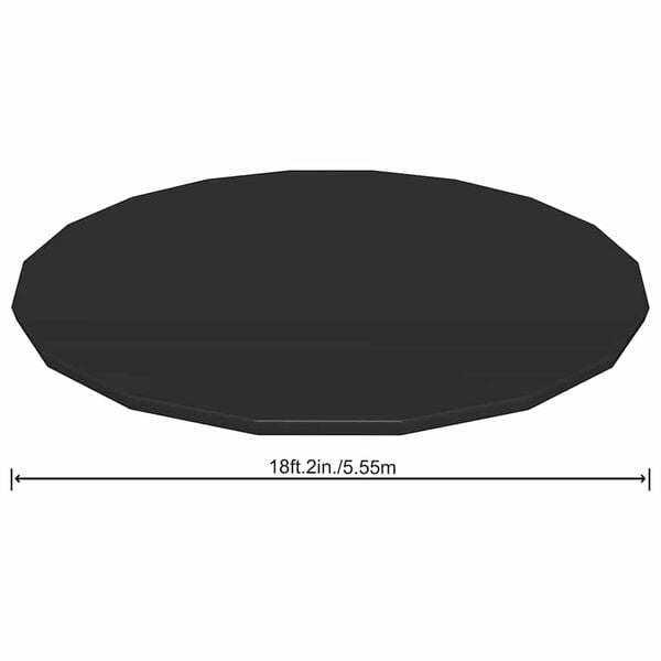 Bestway Prelată de piscină Fast Set Flowclear, 555 cm