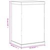 vidaXL Cutie de prezentare, transparent, 22x18x35 cm, acril