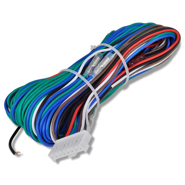 vidaXL Set &icirc;nchidere ușă auto cu 2 telecomenzi&4 motoare 12V universal