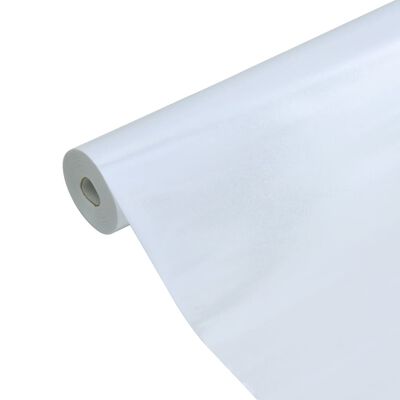 vidaXL Folie fereastră, statică/mată, alb transparentă, 45x1000cm, PVC