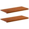 vidaXL Pervazuri 2 buc. Maro 90 x 40 x 2 cm Lemn de stejar masiv