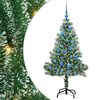 vidaXL Pom de Crăciun artificial cu zăpadă imitată și lumină LED