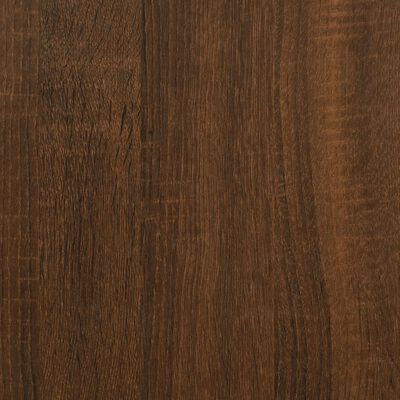 vidaXL Dulap de baie, stejar maro, 65x33x60 cm, lemn prelucrat