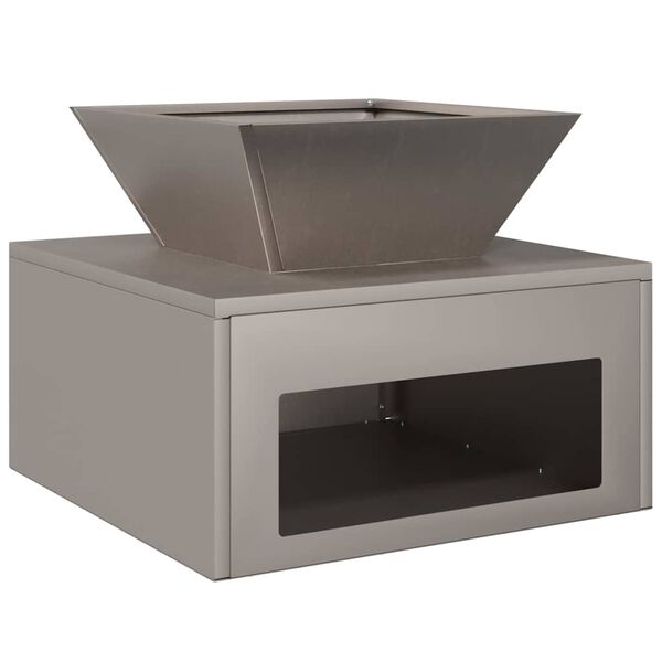 vidaXL Cuptor de foc Ruginit 50 x 50 x 40 cm