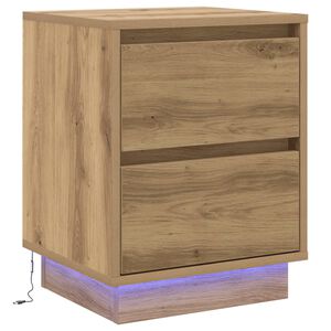vidaXL Dulap de noapte Stejar Artizanal 39 x 34,5 x 50 cm