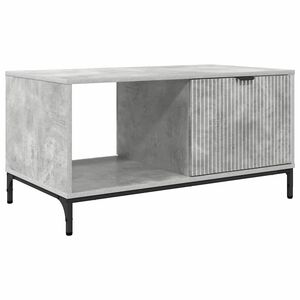 vidaXL Masă de cafea Gri din beton 90 x 49 x 46 cm Lemn prelucrat