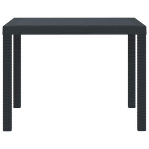 vidaXL Masă de grădină pentru dining Antracit 100 x 100 x 73 cm