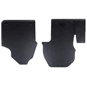 vidaXL Covor pentru mașină 2 pcs Negru TPE