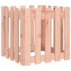 vidaXL Jardinieră grădină design gard, 50x50x50 cm, lemn masiv douglas