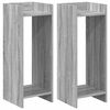 vidaXL Suport pentru plante Sonoma gri 30 x 30 x 80 cm Lemn prelucrat
