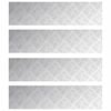 vidaXL Trepte 4 buc. 80 x 20 cm Argintiu Aluminiu Dreptunghiular