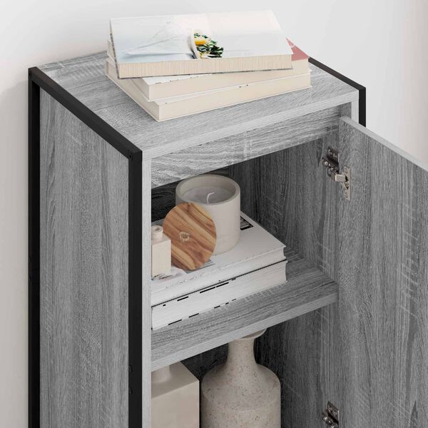 vidaXL Bufet Gri Sonoma 43 x 36 x 75,5 cm Lemn compozit