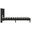 vidaXL Cadru de pat cu headboard Negru 80 x 200 cm Catifea