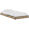 vidaXL Cadru de pat Stejar Artizanal 80 x 200 cm Lemn prelucrat