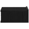 vidaXL Noptiere plutitoare 2 buc. stejar negru 40x32x15 cm lemn stratificat
