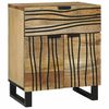 vidaXL Dulap de noapte natural 50 x 33 x 60 cm Lemn prelucrat