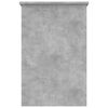 vidaXL Birou, gri beton, 100x50x76 cm, lemn prelucrat