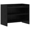vidaXL Cabinet TV 60 x 33 x 47 cm Stejar Negru Lemn prelucrat