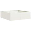 vidaXL Jardinieră alb 100x100x30 cm oțel