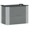 vidaXL Strat &icirc;nălțat de grădină Gri 50 x 30 x 36 cm WPC și Aluminiu