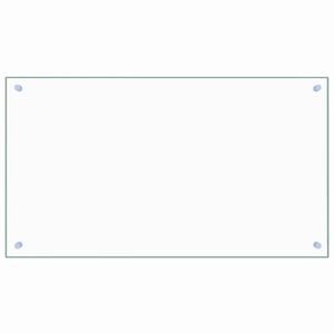 vidaXL Panou antistropi bucătărie transparent 90x50 cm sticlă securiz.