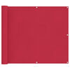 vidaXL Ecran de balcon Burgundy 100 x 300 cm Material Oxford