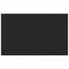 vidaXL Prag de fereastră Negru cu fibră de lemn 80 x 50 x 4,5 cm PVC