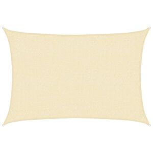 vidaXL P&acirc;nză parasolar, crem, 2 x 3 m, HDPE, 160 g/m&sup2;
