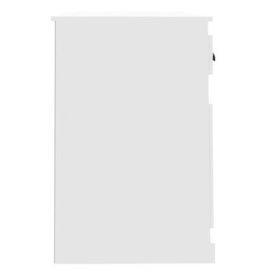 vidaXL Birou cu sertar, alb, 115x50x75 cm, lemn prelucrat