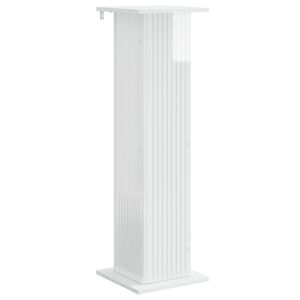 vidaXL Suport pentru plante Alb foarte lucios 30,5 x 30 x 100,5 cm