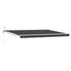 vidaXL Cort electric retractabil Antracit și Alb 4,5 &times; 3 m