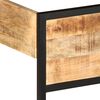 vidaXL Cadru de pat, 200 x 200 cm, lemn masiv de mango nefinisat