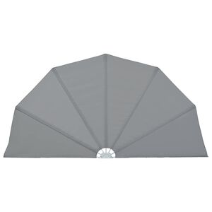 vidaXL Copertină laterală pliabilă de terasă, gri, 160 cm
