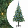 vidaXL Brad de Crăciun Verde 150 cm PVC