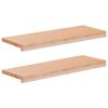 vidaXL Trepte de scară 2 buc. 80 x 30 x 2 cm natural Lemn de fag masiv
