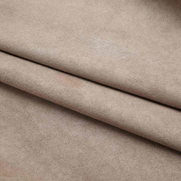 vidaXL Draperii opace cu c&acirc;rlige, 2 buc., gri taupe, 140 x 175 cm